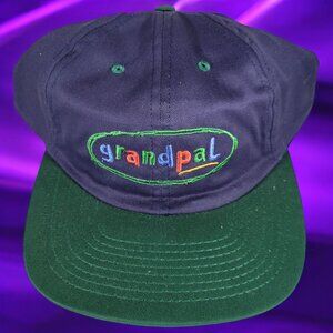NWT Trucker Hat Baseball Cap GRANDPAL Retro Vintage Rare Rave Quality Snapback‎